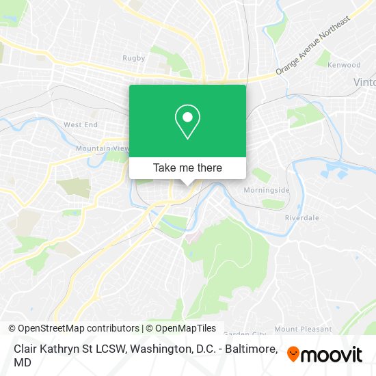 Clair Kathryn St LCSW map
