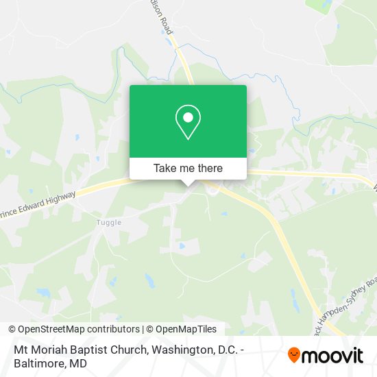 Mt Moriah Baptist Church map