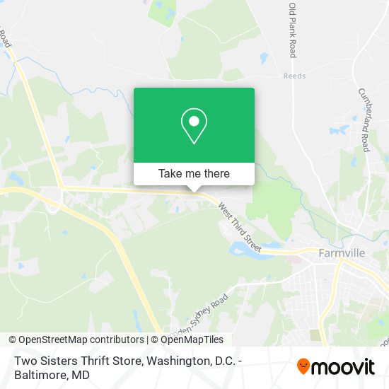 Two Sisters Thrift Store map
