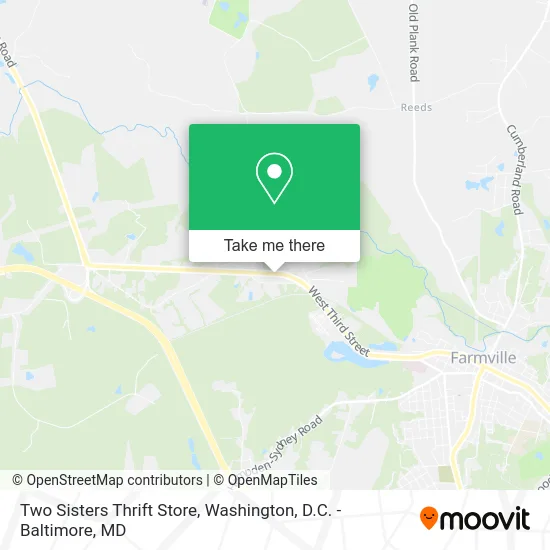 Two Sisters Thrift Store map