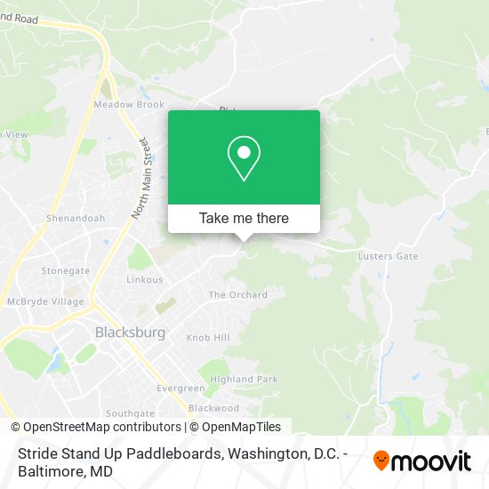 Stride Stand Up Paddleboards map