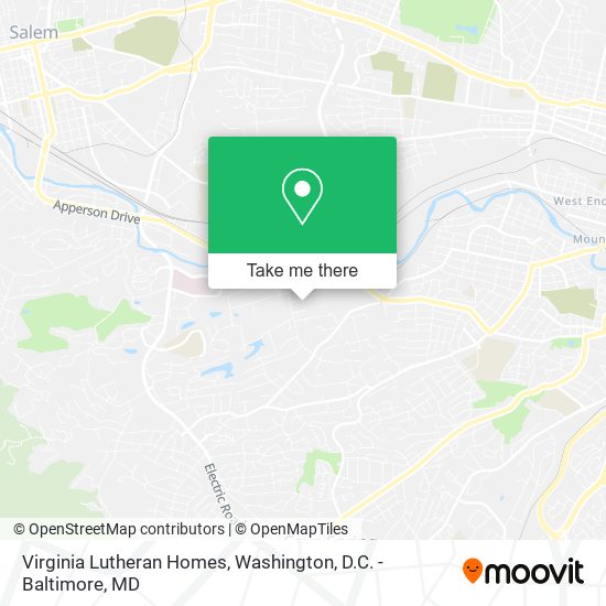 Virginia Lutheran Homes map