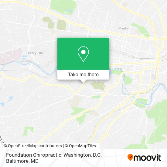 Mapa de Foundation Chiropractic