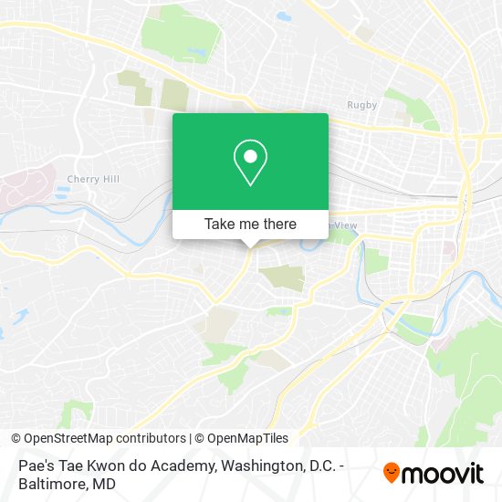 Pae's Tae Kwon do Academy map