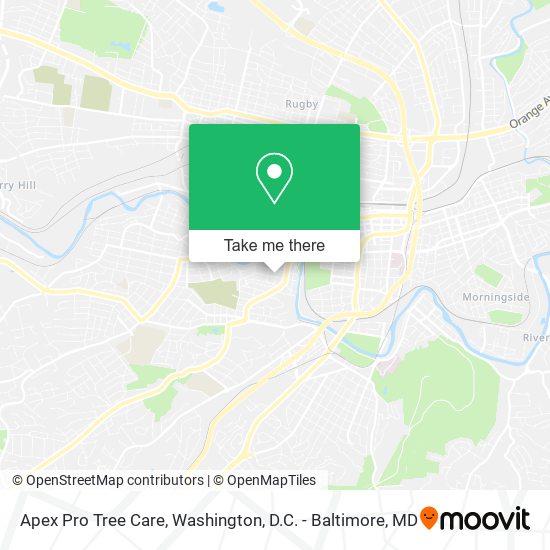 Apex Pro Tree Care map