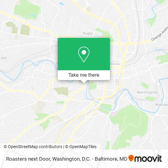 Mapa de Roasters next Door