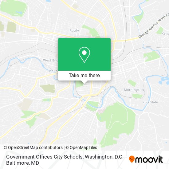 Government Offices City Schools map