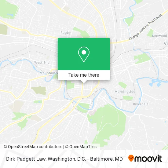 Mapa de Dirk Padgett Law