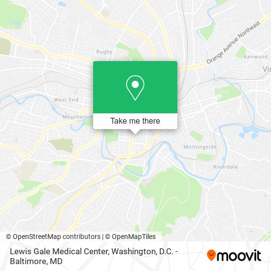 Mapa de Lewis Gale Medical Center