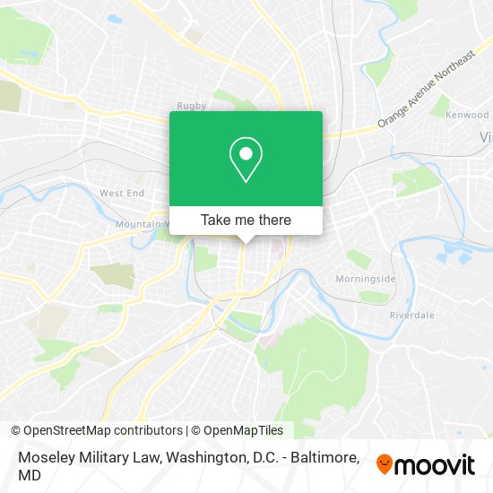 Moseley Military Law map