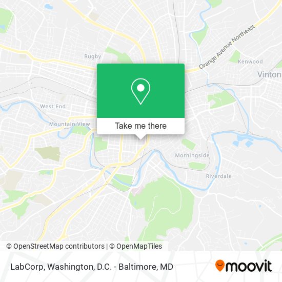 LabCorp map