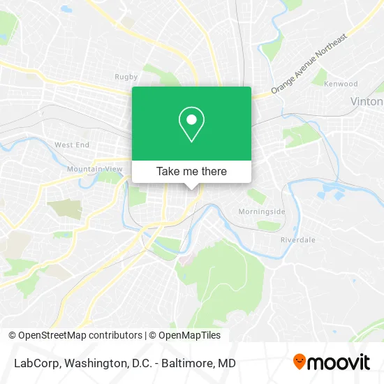 LabCorp map