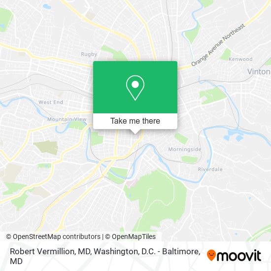 Robert Vermillion, MD map