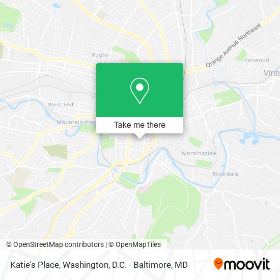 Katie's Place map