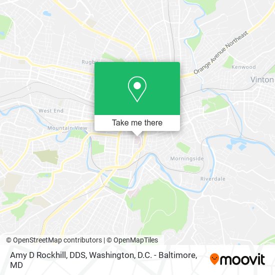 Amy D Rockhill, DDS map