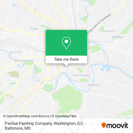 Mapa de Pardue Painting Company