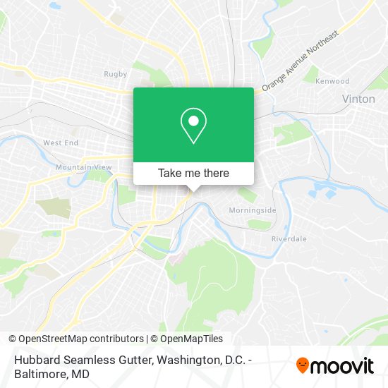 Hubbard Seamless Gutter map