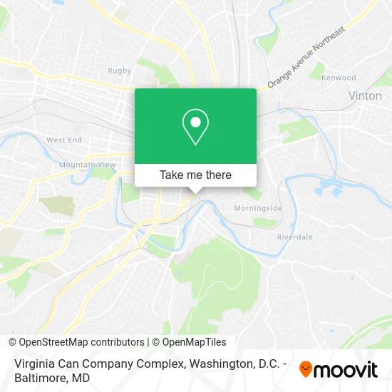 Virginia Can Company Complex map