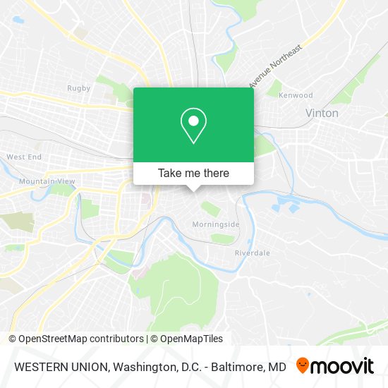 Mapa de WESTERN UNION