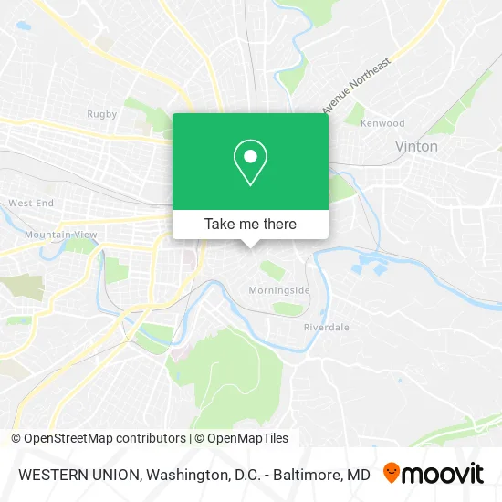 Mapa de WESTERN UNION