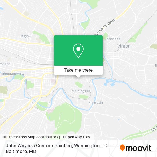 John Wayne's Custom Painting map