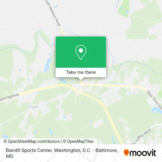 Bandit Sports Center map