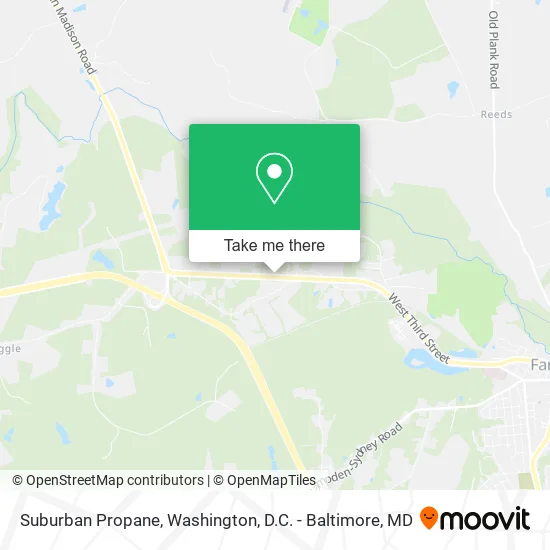 Suburban Propane map