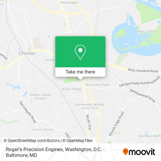 Mapa de Roger's Precision Engines