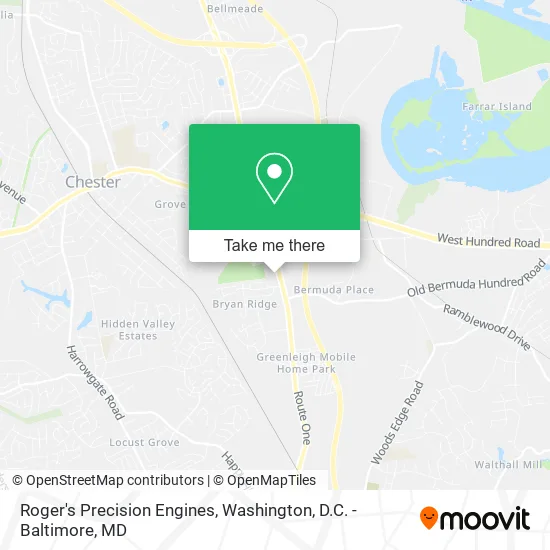 Roger's Precision Engines map