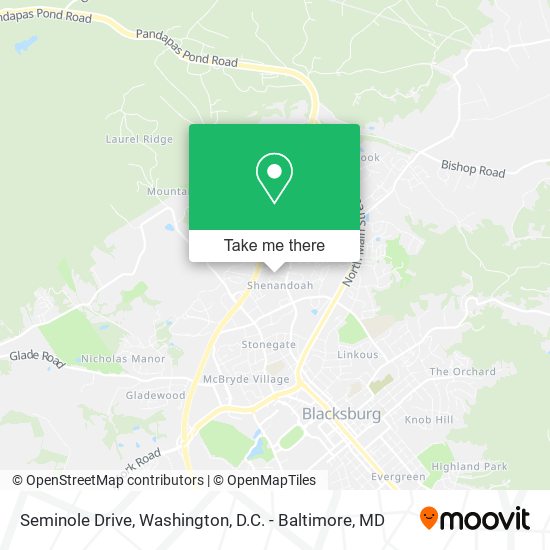 Mapa de Seminole Drive