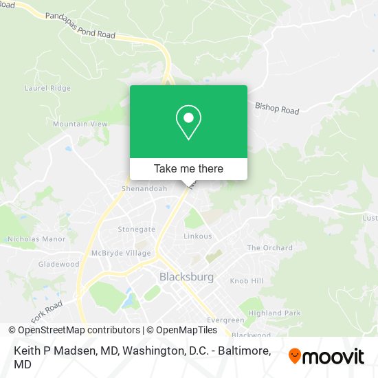 Mapa de Keith P Madsen, MD