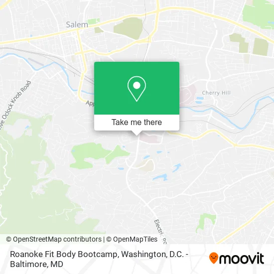 Roanoke Fit Body Bootcamp map