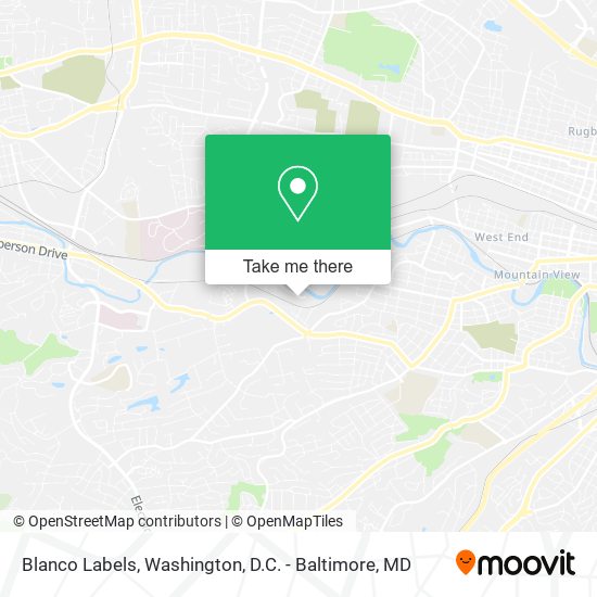 Blanco Labels map