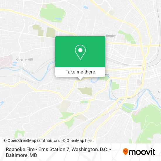 Mapa de Roanoke Fire - Ems Station 7
