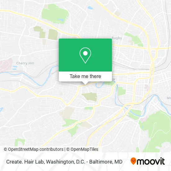 Create. Hair Lab map