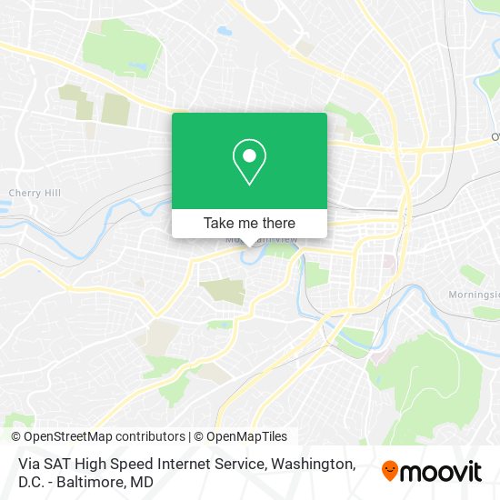 Via SAT High Speed Internet Service map
