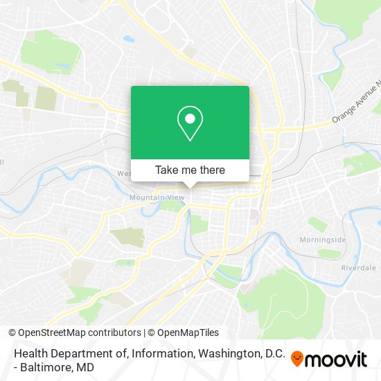 Health Department of, Information map