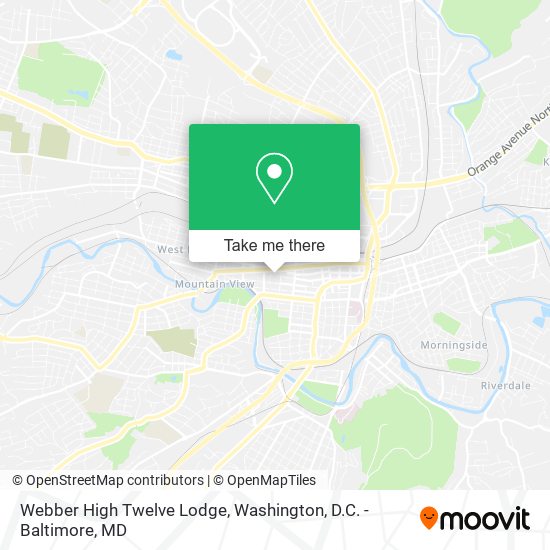 Webber High Twelve Lodge map