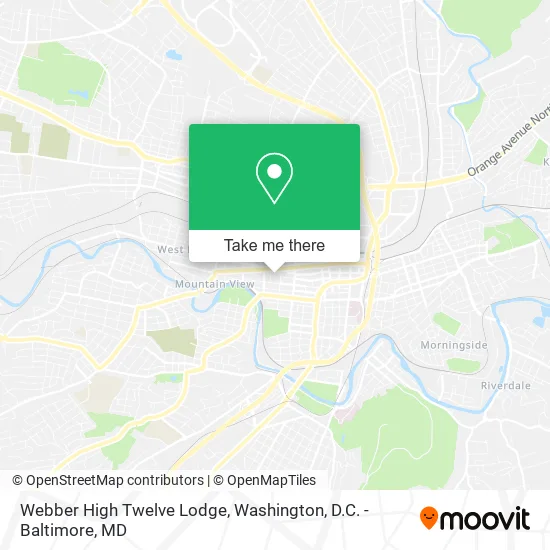 Mapa de Webber High Twelve Lodge