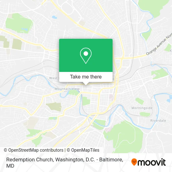 Redemption Church map