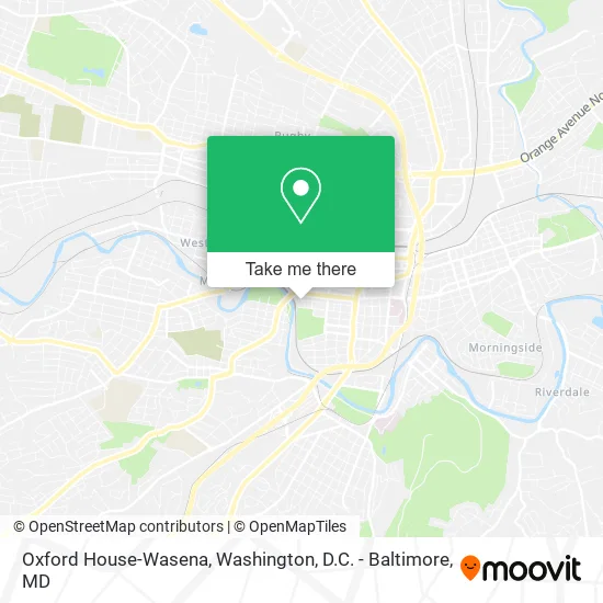 Mapa de Oxford House-Wasena
