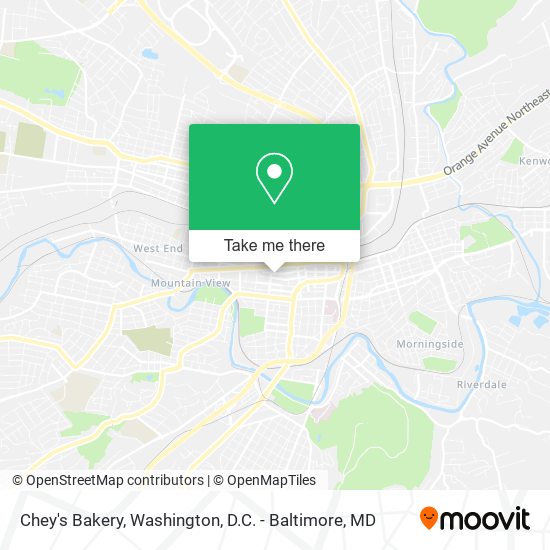 Chey's Bakery map