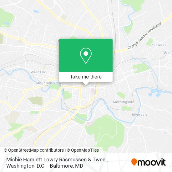Mapa de Michie Hamlett Lowry Rasmussen & Tweel