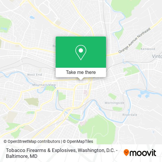 Tobacco Firearms & Explosives map