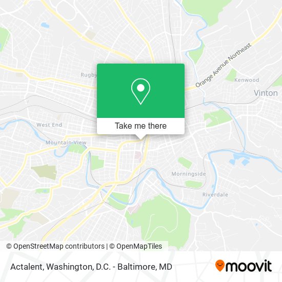 Actalent map