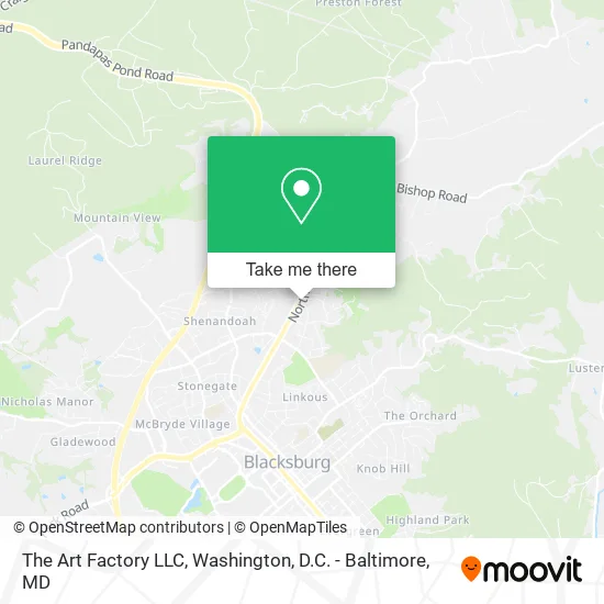 Mapa de The Art Factory LLC