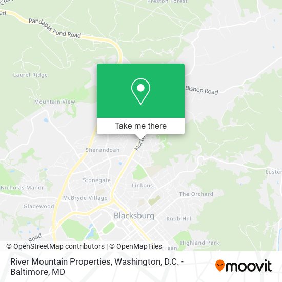 River Mountain Properties map