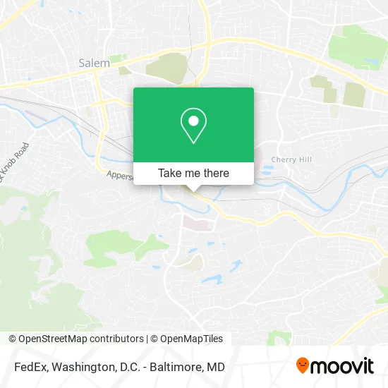 FedEx map