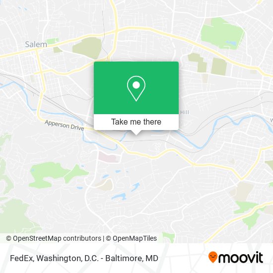 Mapa de FedEx