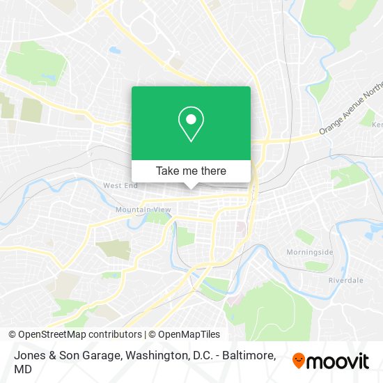 Mapa de Jones & Son Garage
